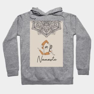 Mandala Yoga Girls Namaste Hoodie